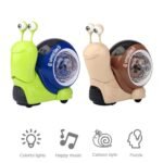 Children Electrical Crawling Snail Toys Sound And Light Projection Snail Fun Toys, Snail Gray, Snail Green - Image 2
