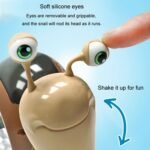 Children Electrical Crawling Snail Toys Sound And Light Projection Snail Fun Toys, Snail Gray, Snail Green - Image 4